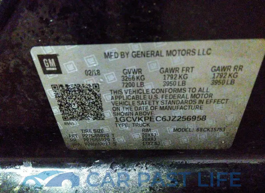 1GCVKPEC6JZ256958# 9