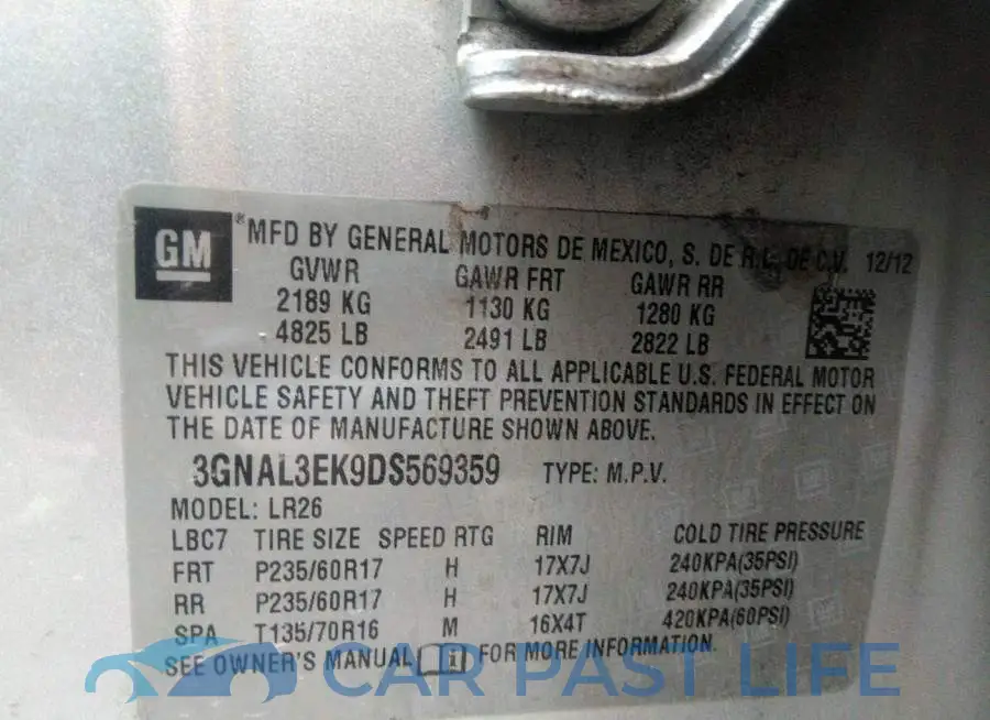 3GNAL3EK9DS569359# 9