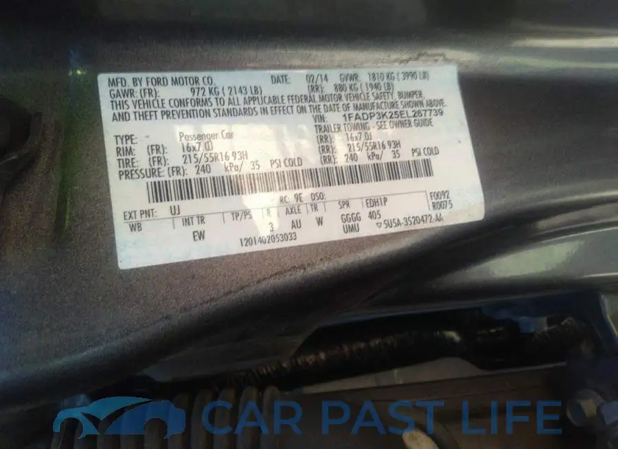 1FADP3K25EL267739# 9
