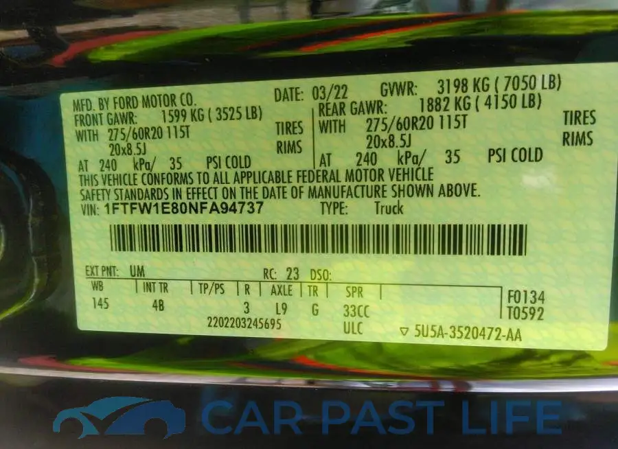 1FTFW1E80NFA94737# 9