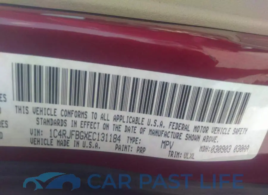 1C4RJFBGXEC131184# 9