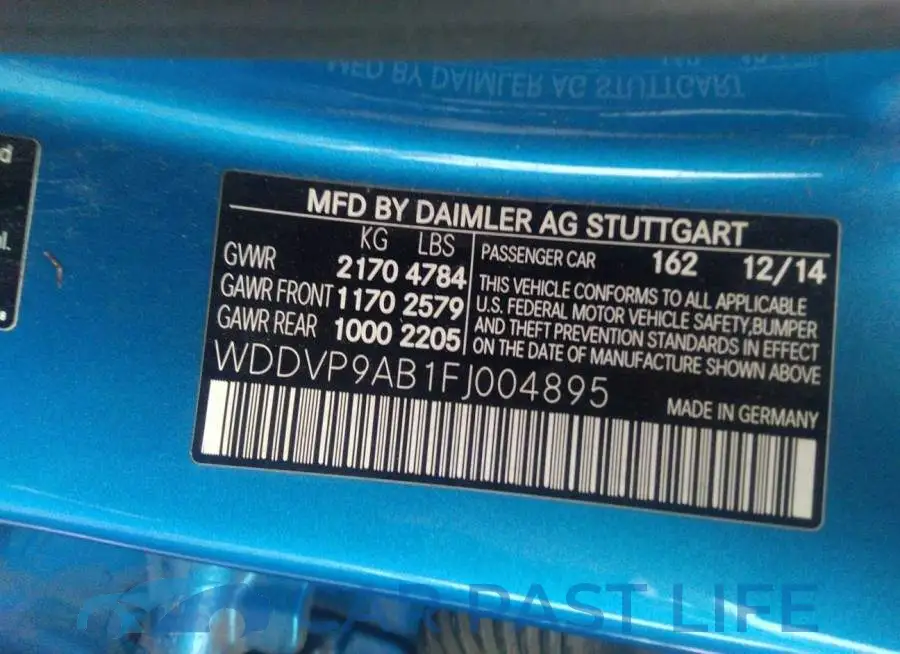 WDDVP9AB1FJ004895# 9