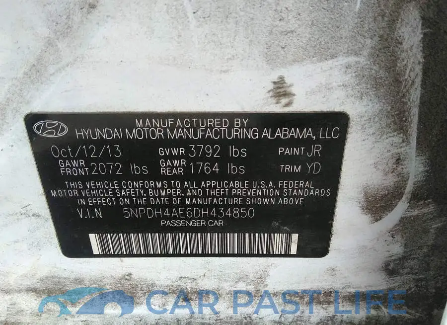 5NPDH4AE6DH434850# 9