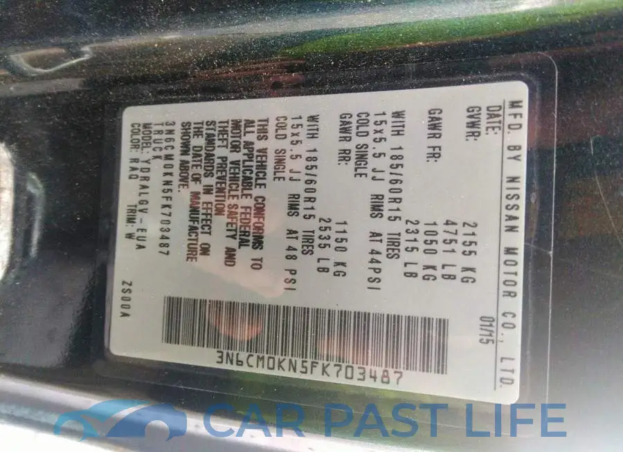 3N6CM0KN5FK703487# 9