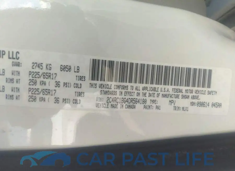 2C4RC1BG4DR564180# 9