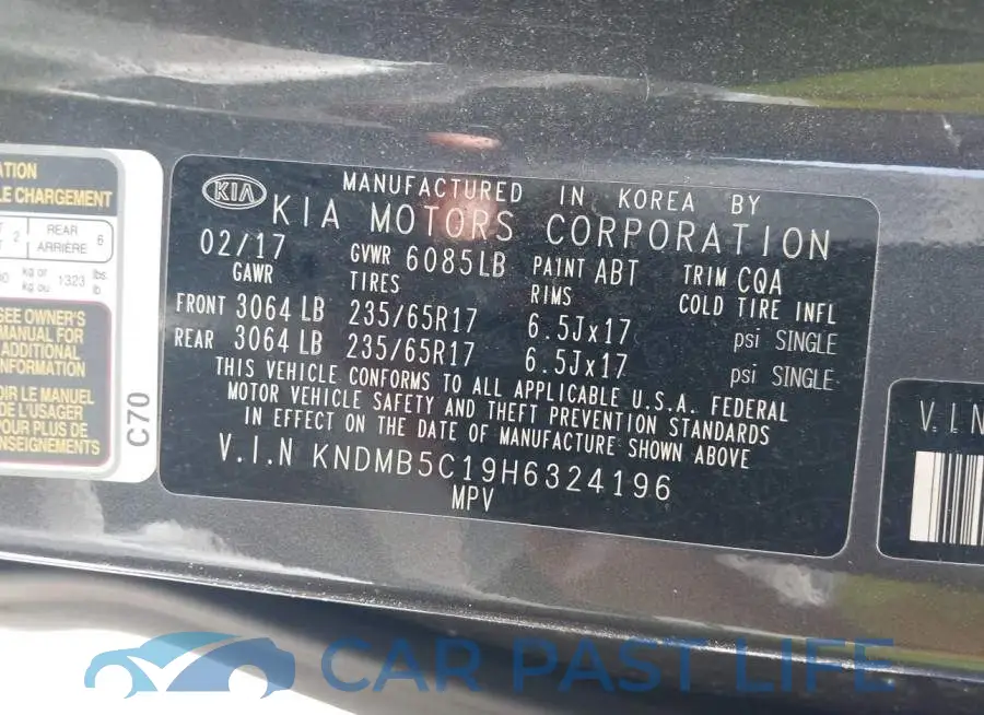 KNDMB5C19H6324196# 9