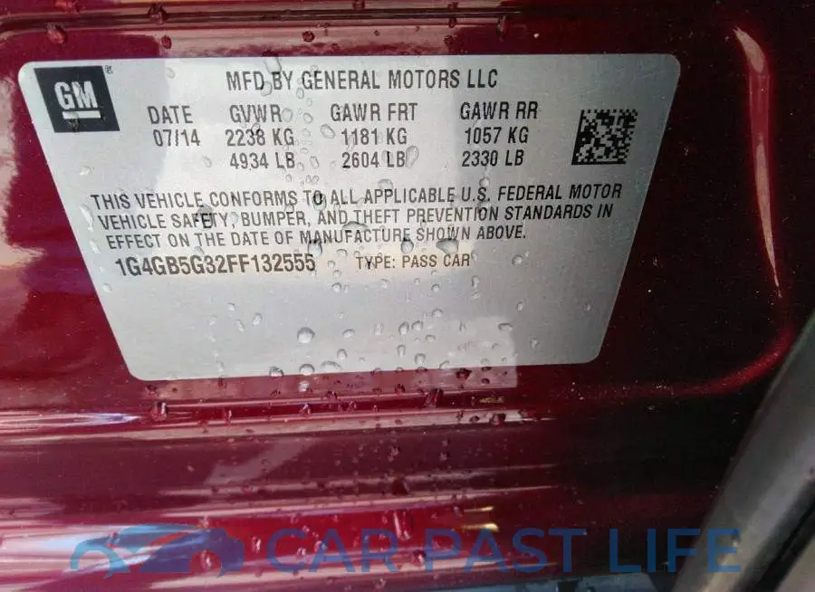 1G4GB5G32FF132555# 9