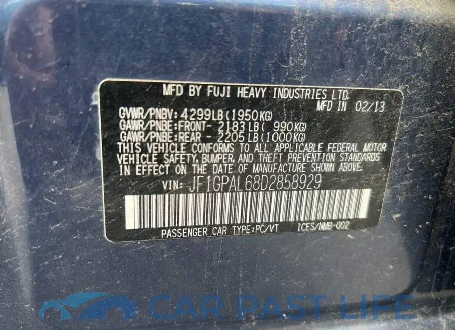 JF1GPAL68D2858929# 9