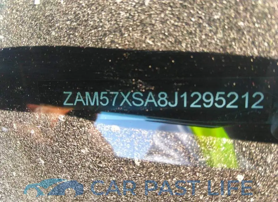ZAM57XSA8J1295212# 9