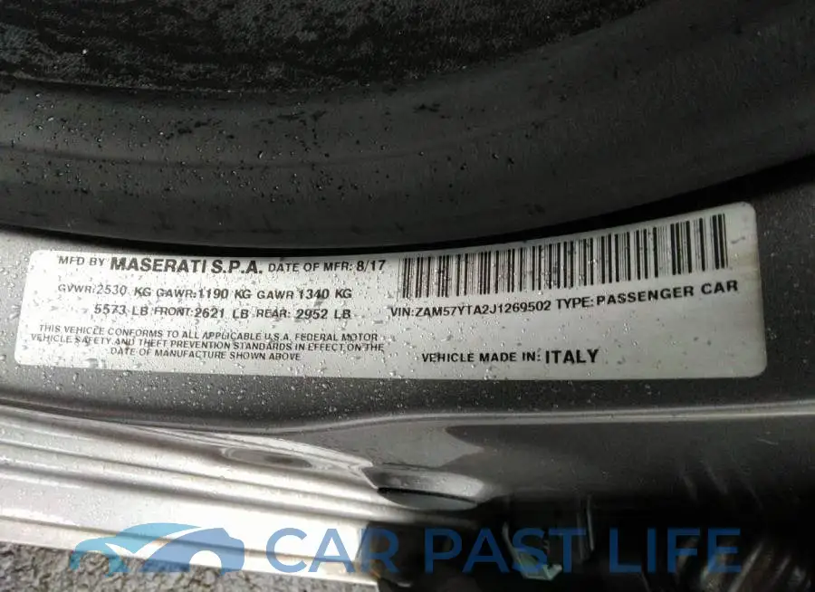ZAM57YTA2J1269502# 9