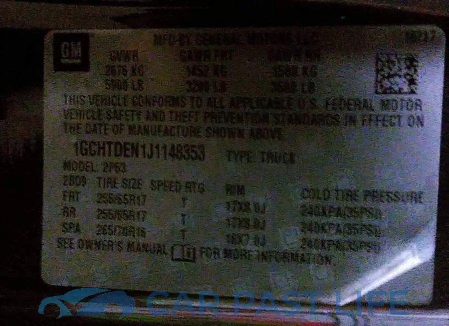1GCHTDEN1J1148353# 9