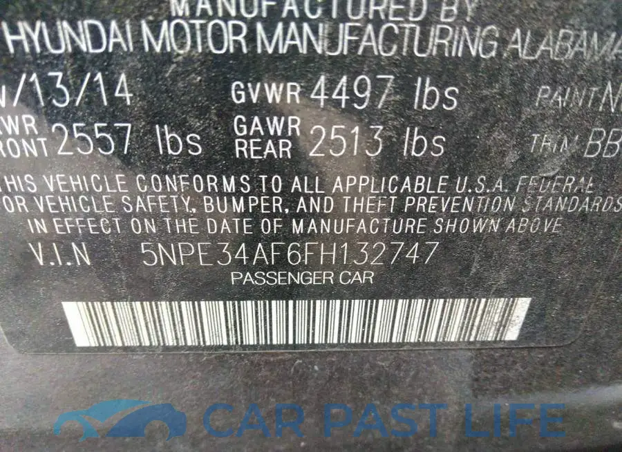 5NPE34AF6FH132747# 9