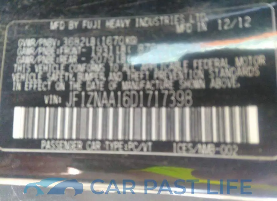 JF1ZNAA16D1717398# 9