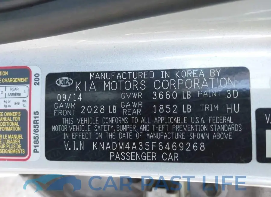 KNADM4A35F6469268# 9