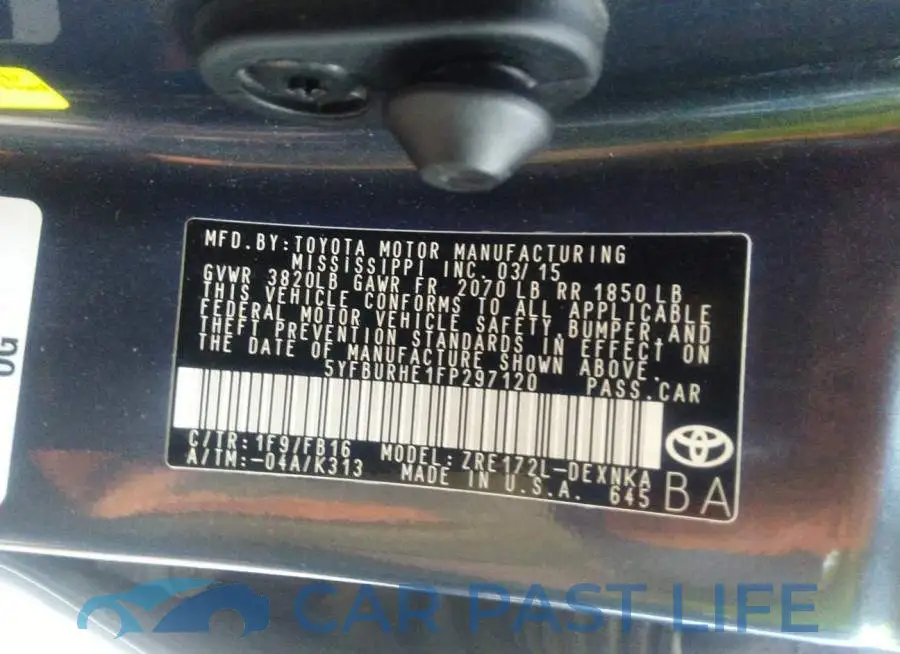 5YFBURHE1FP297120# 9
