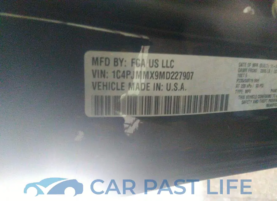 1C4PJMMX9MD227907# 9