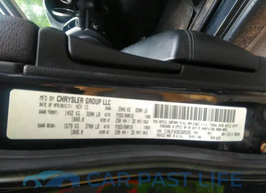 1C4RJFAG9DC605285# 9