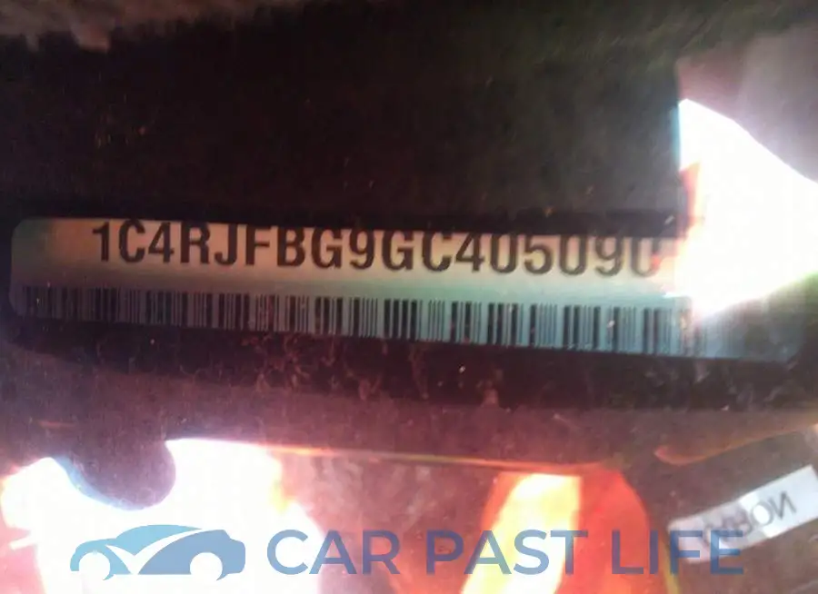 1C4RJFBG9GC405090# 9
