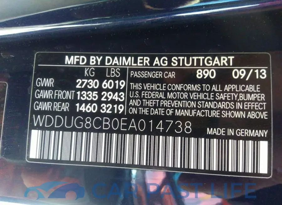 WDDUG8CB0EA014738# 9