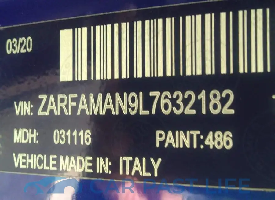 ZARFAMAN9L7632182# 9