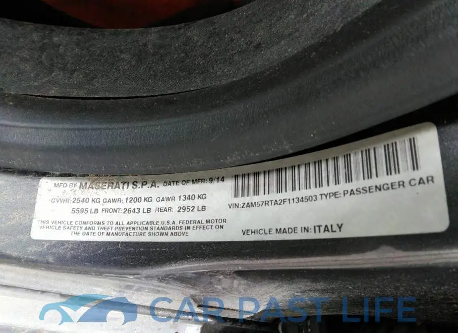 ZAM57RTA2F1134503# 9