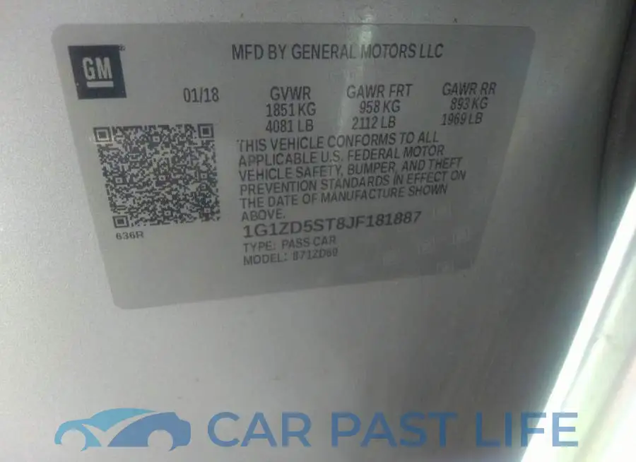 1G1ZD5ST8JF181887# 9