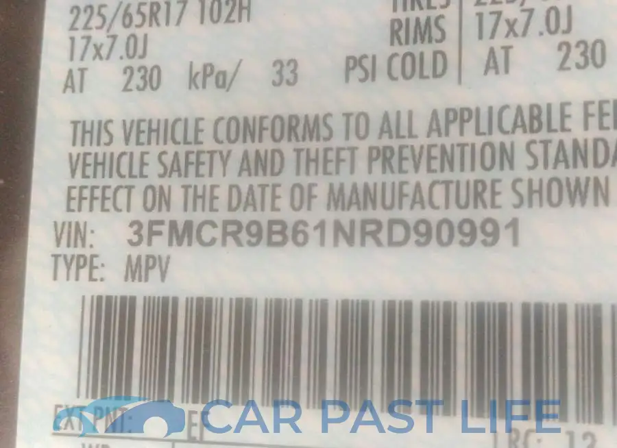 3FMCR9B61NRD90991# 9