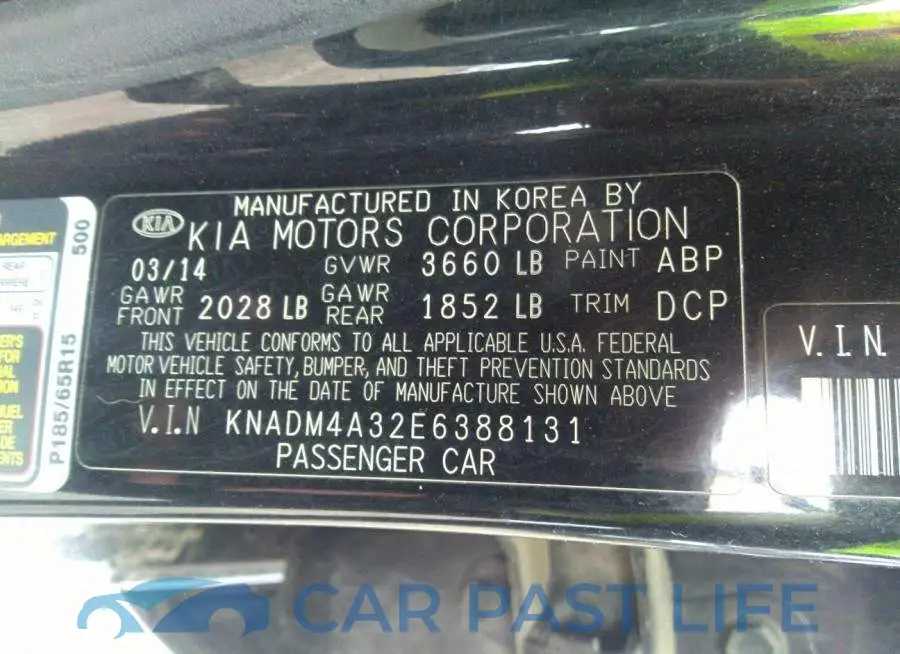 KNADM4A32E6388131# 9