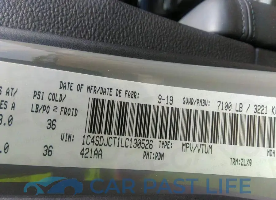 1C4SDJCT1LC130526# 9
