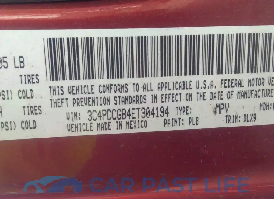 3C4PDCGB4ET304194# 9
