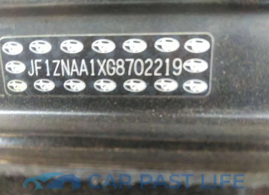 JF1ZNAA1XG8702219# 9