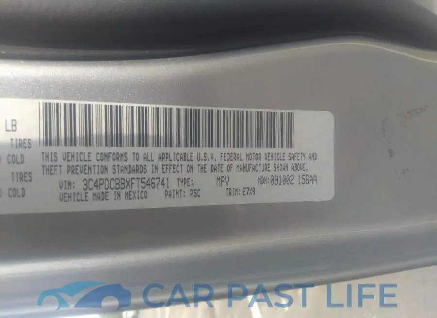 3C4PDCBBXFT546741# 9