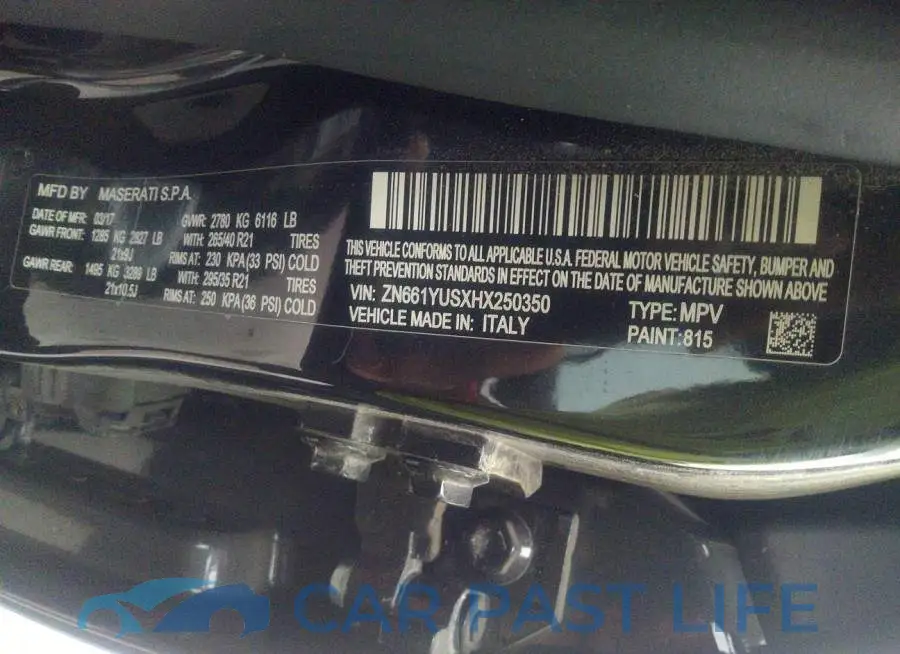ZN661YUSXHX250350# 9