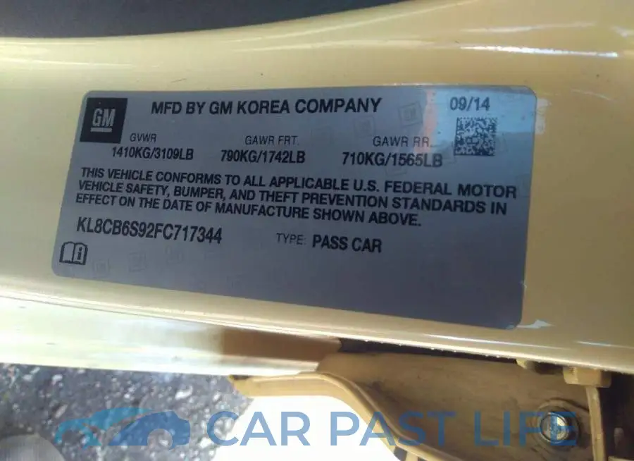 KL8CB6S92FC717344# 9