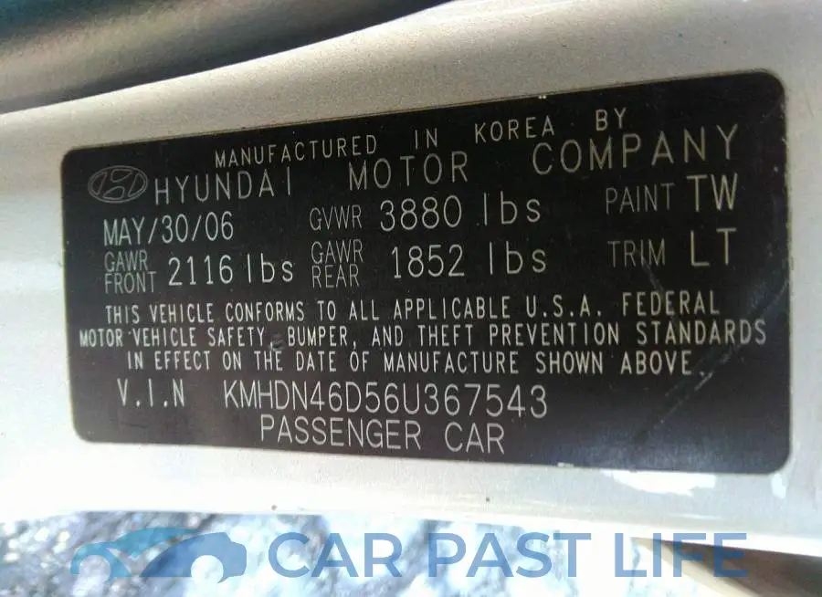 KMHDN46D56U367543# 9