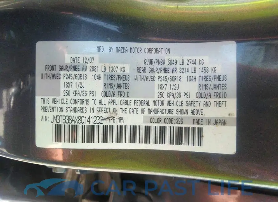 JM3TB38AX80141232# 9
