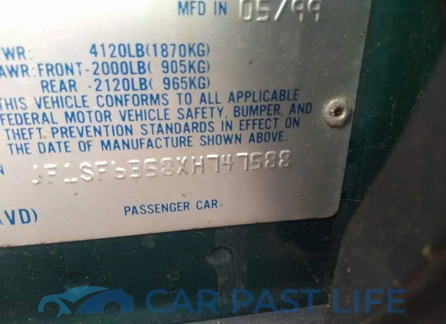 JF1SF6358XH747588# 9