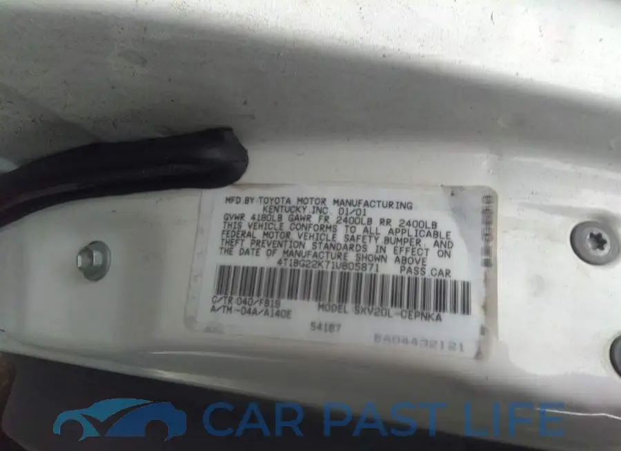 4T1BG22K71U805871# 9