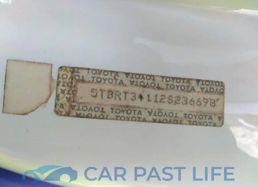 5TBRT34112S236698# 9