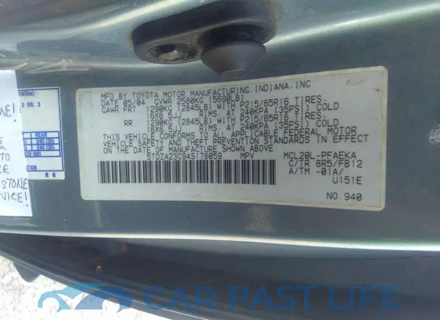 5TDZA23C94S178059# 9