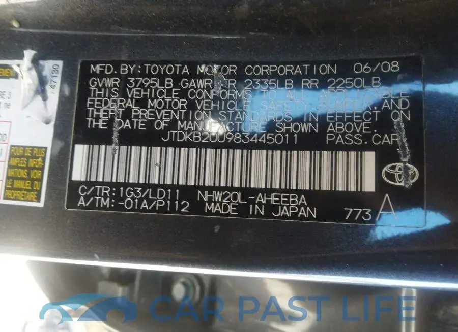 JTDKB20U983445011# 9