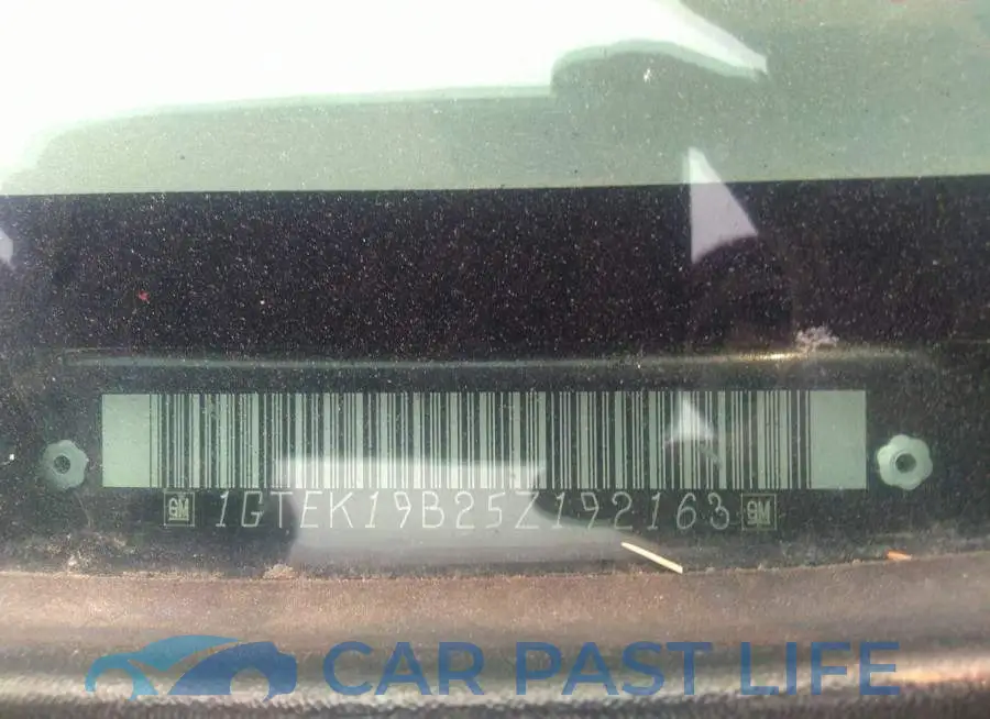 1GTEK19B25Z192163# 9