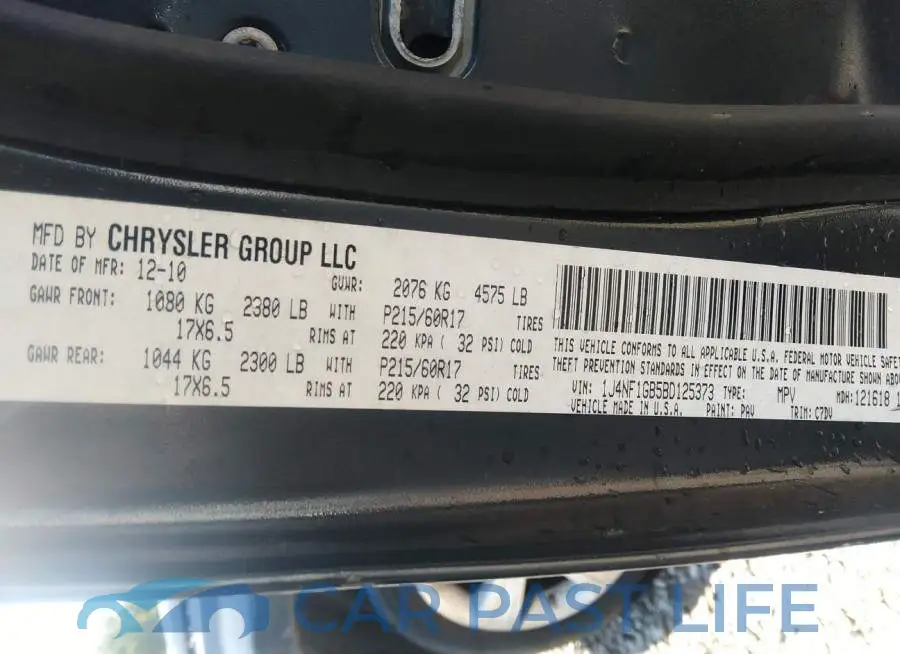1J4NF1GB5BD125373# 9