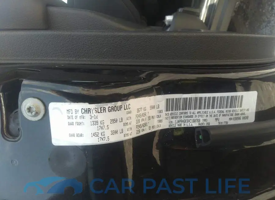 1J4PR4GK8AC160768# 9