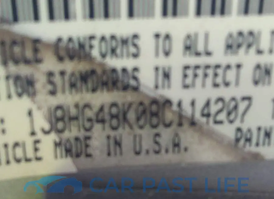 1J8HG48K08C114207# 9