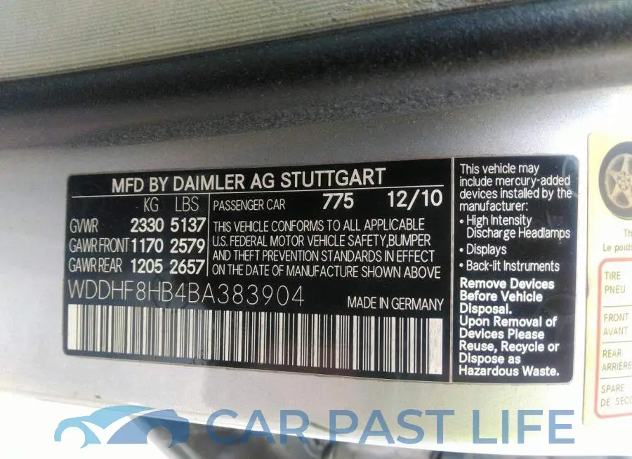 WDDHF8HB4BA383904# 9