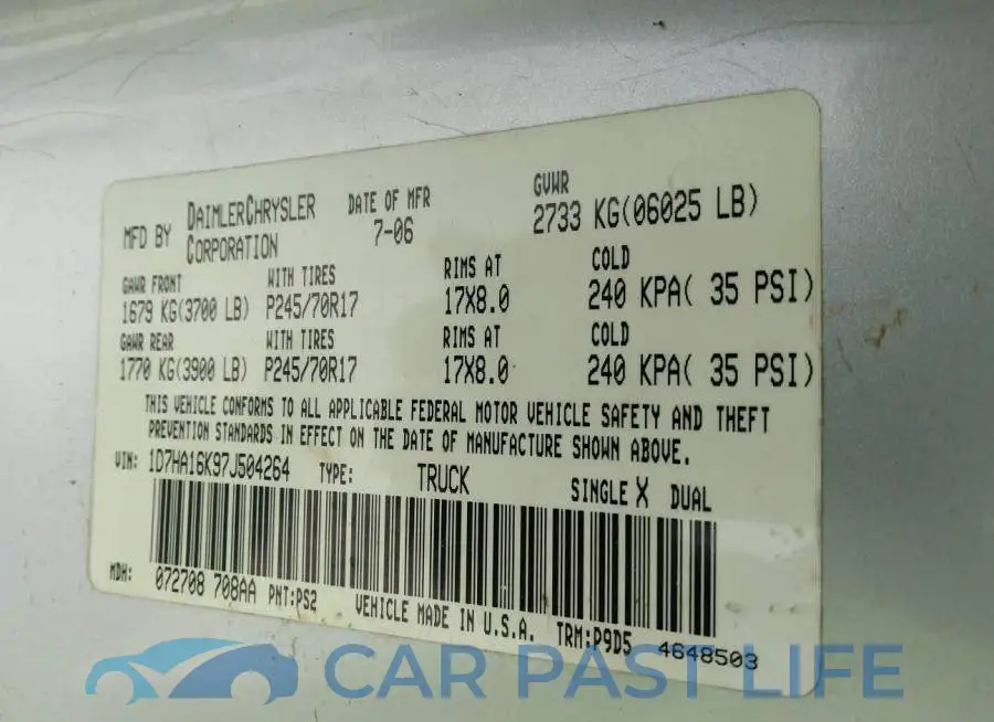 1D7HA16K97J504264# 9