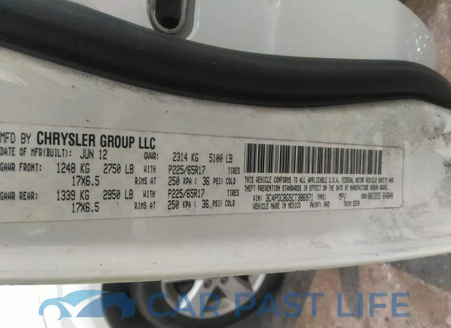 3C4PDCBG5CT386971# 9