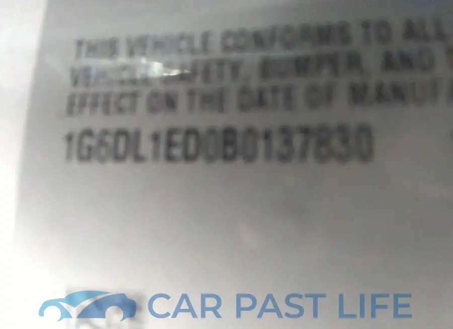 1G6DL1ED0B0137830# 9