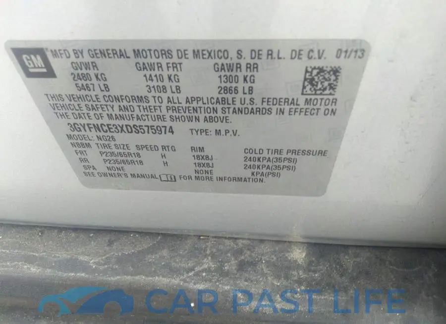 3GYFNCE3XDS575974# 9